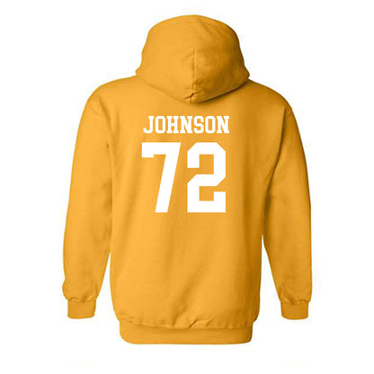 Towson - NCAA Football : Aidan Johnson - Classic Shersey Hooded Sweatshirt-1