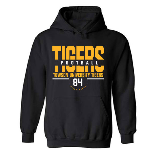 Towson - NCAA Football : Julius Dorsey - Classic Fashion Shersey Hooded Sweatshirt-0