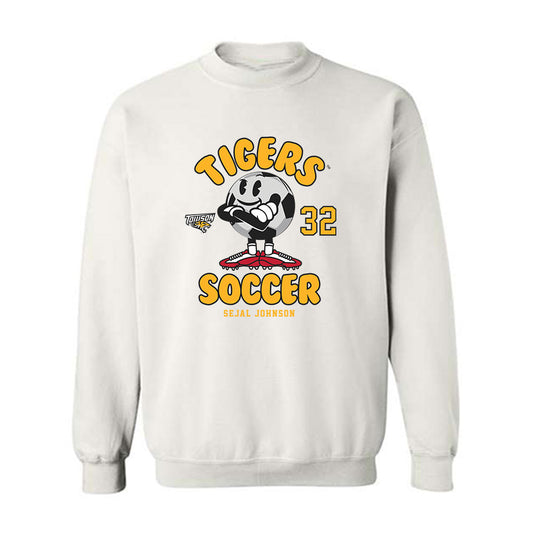 Towson - NCAA Women's Soccer : Sejal Johnson - Fashion Shersey Crewneck Sweatshirt-0