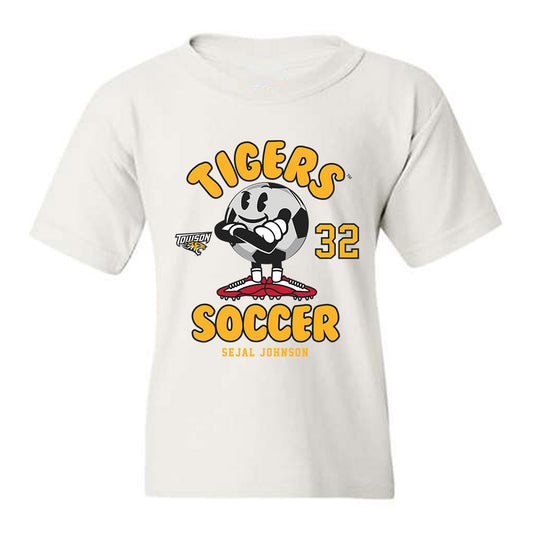 Towson - NCAA Women's Soccer : Sejal Johnson - Fashion Shersey Youth T-Shirt-0