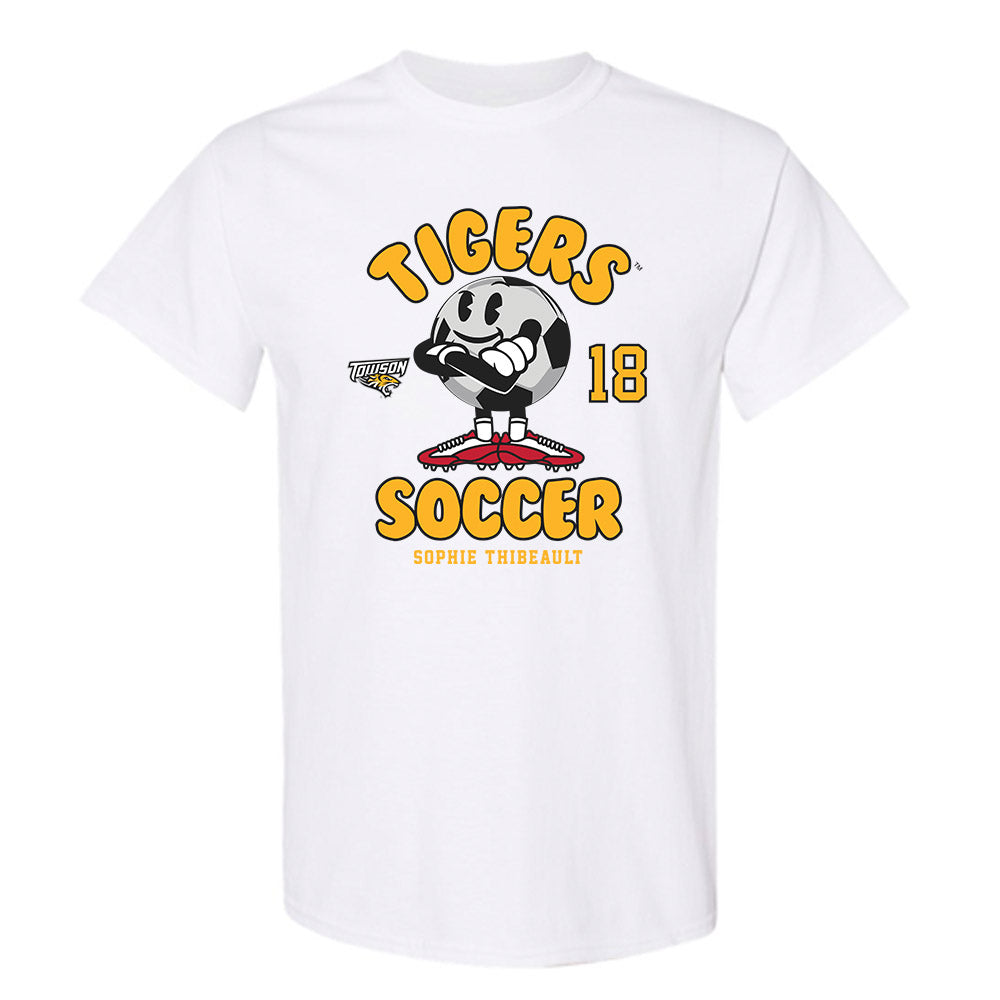 Towson - NCAA Women's Soccer : Sophie Thibeault - Fashion Shersey T-Shirt-0