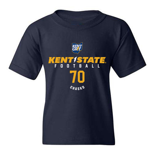 Kent State - NCAA Football : Hudson Chasko - Classic Fashion Shersey Youth T-Shirt-0