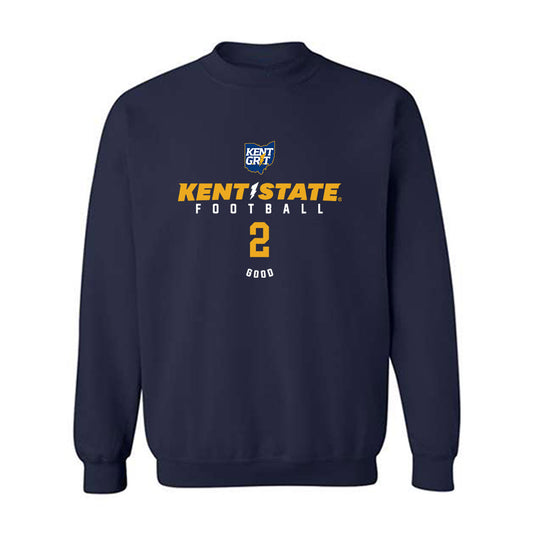 Kent State - NCAA Football : Nolan Good - Classic Fashion Shersey Crewneck Sweatshirt-0