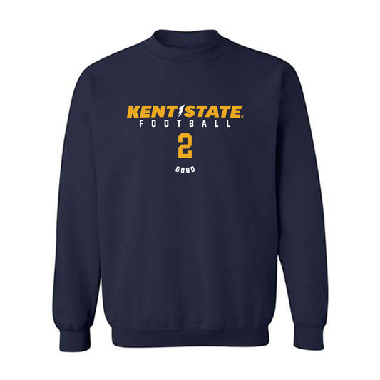 Kent State - NCAA Football : Nolan Good - Classic Fashion Shersey Crewneck Sweatshirt-0