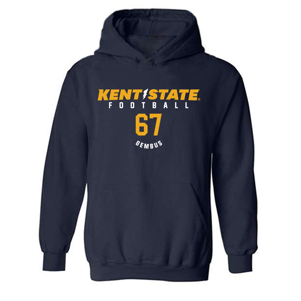 Kent State - NCAA Football : Max Gembus - Classic Fashion Shersey Hooded Sweatshirt-0