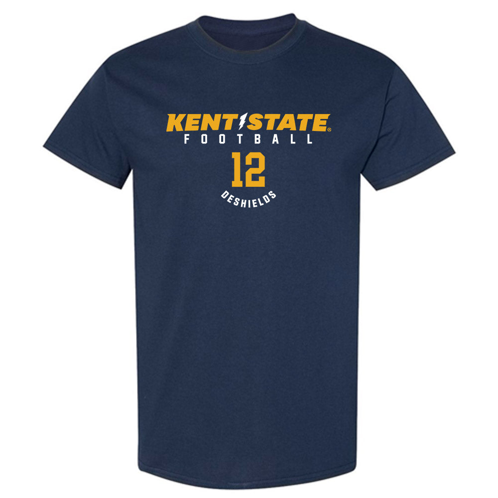Kent State - NCAA Football : Dru DeShields - Classic Fashion Shersey T-Shirt-0