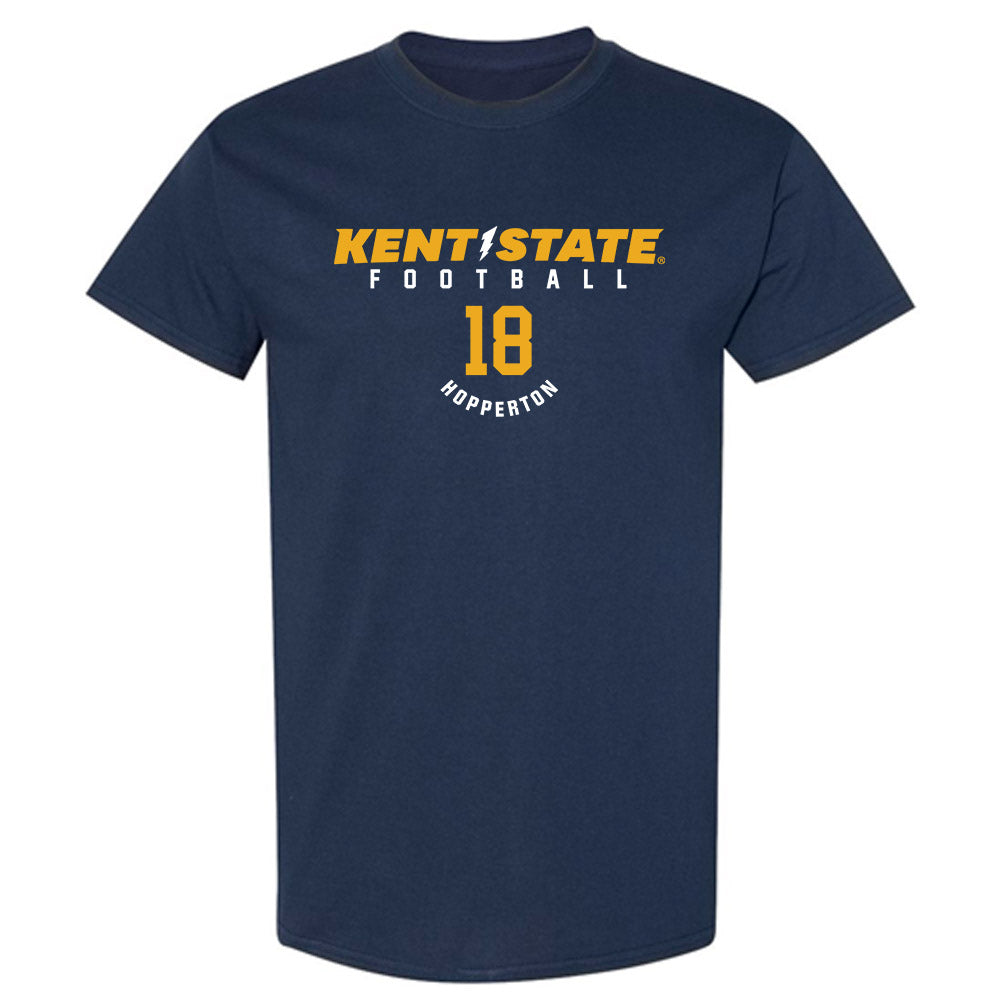 Kent State - NCAA Football : Hunter Hopperton - Classic Fashion Shersey T-Shirt-0