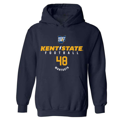 Kent State - NCAA Football : Chase Mantooth - Classic Fashion Shersey Hooded Sweatshirt-0