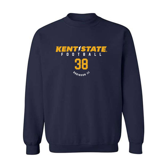 Kent State - NCAA Football : Clinton Robinson III - Classic Fashion Shersey Crewneck Sweatshirt-0