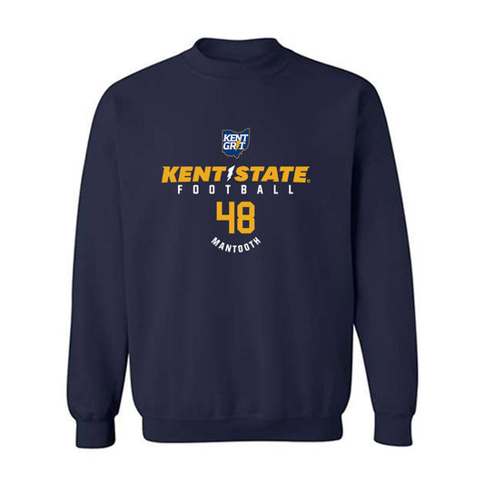 Kent State - NCAA Football : Chase Mantooth - Classic Fashion Shersey Crewneck Sweatshirt-0