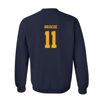 Kent State - NCAA Men's Basketball : Dezmon Briscoe - Fashion Shersey Crewneck Sweatshirt-1