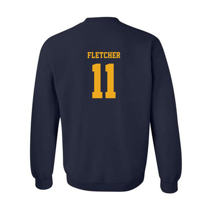 Kent State - NCAA Football : ZyAire Fletcher - Fashion Shersey Crewneck Sweatshirt-1
