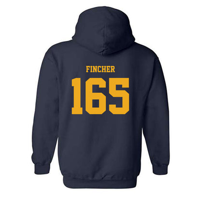 Kent State - NCAA Wrestling : Jordan Fincher - Fashion Shersey Hooded Sweatshirt-1