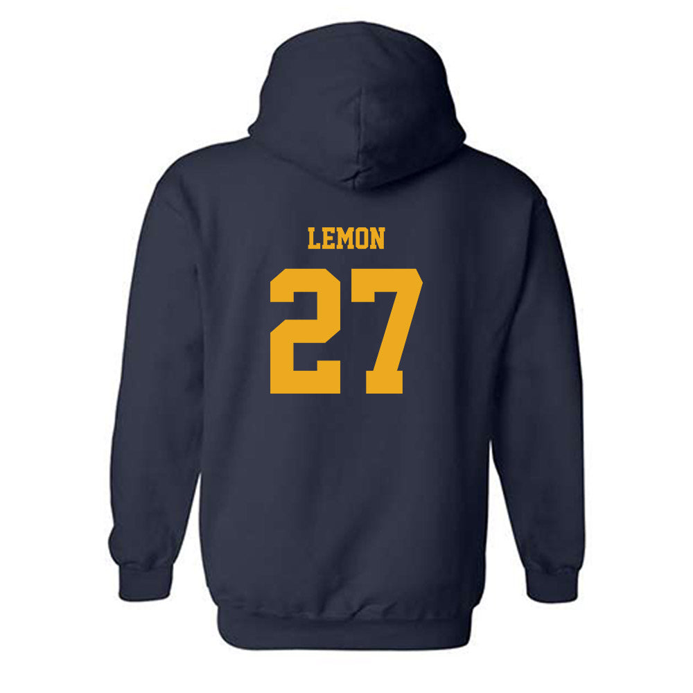 Kent State - NCAA Football : Lennox Lemon - Fashion Shersey Hooded Sweatshirt-1
