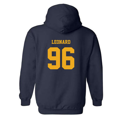 Kent State - NCAA Football : Sean Leonard - Fashion Shersey Hooded Sweatshirt-1
