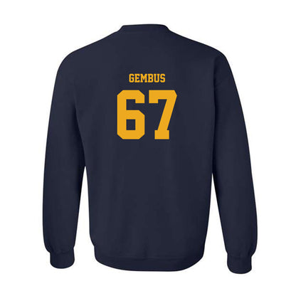 Kent State - NCAA Football : Max Gembus - Fashion Shersey Crewneck Sweatshirt-1