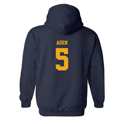 Kent State - NCAA Football : Thomas Aden - Fashion Shersey Hooded Sweatshirt-1