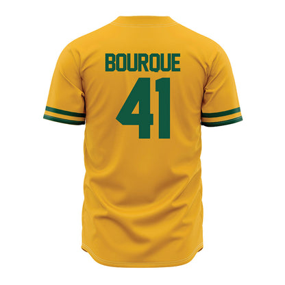 William & Mary - NCAA Baseball : Tom Bourque - Gold Jersey-1