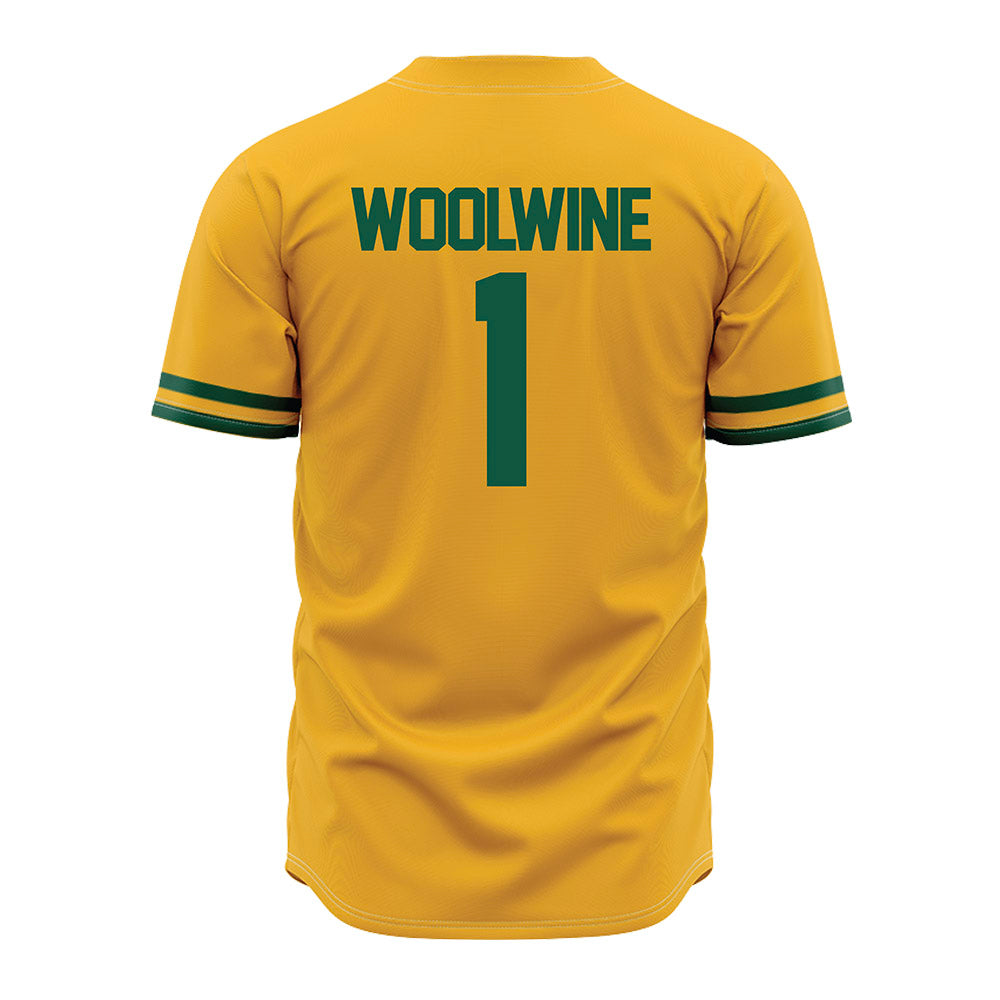 William & Mary - NCAA Baseball : Jackson Woolwine - Gold Jersey-1