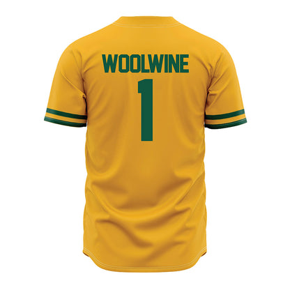 William & Mary - NCAA Baseball : Jackson Woolwine - Gold Jersey-1