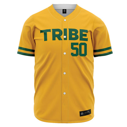 William & Mary - NCAA Baseball : Blake Moore - Gold Jersey-0