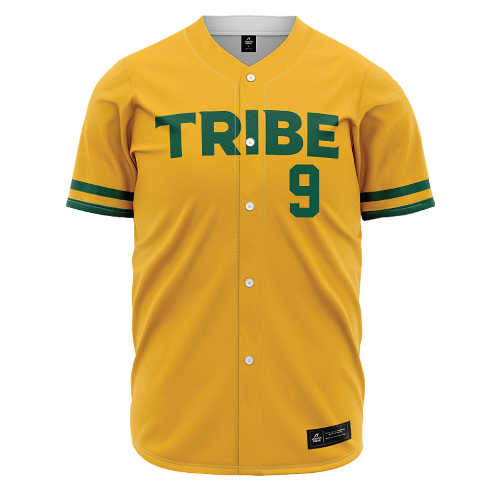 William & Mary - NCAA Baseball : Jett Humphreys - Gold Jersey-0