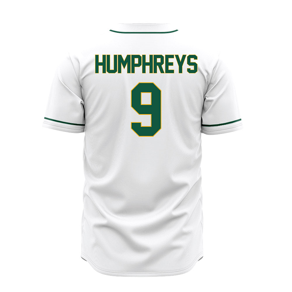 William & Mary - NCAA Baseball : Jett Humphreys - White Jersey-1