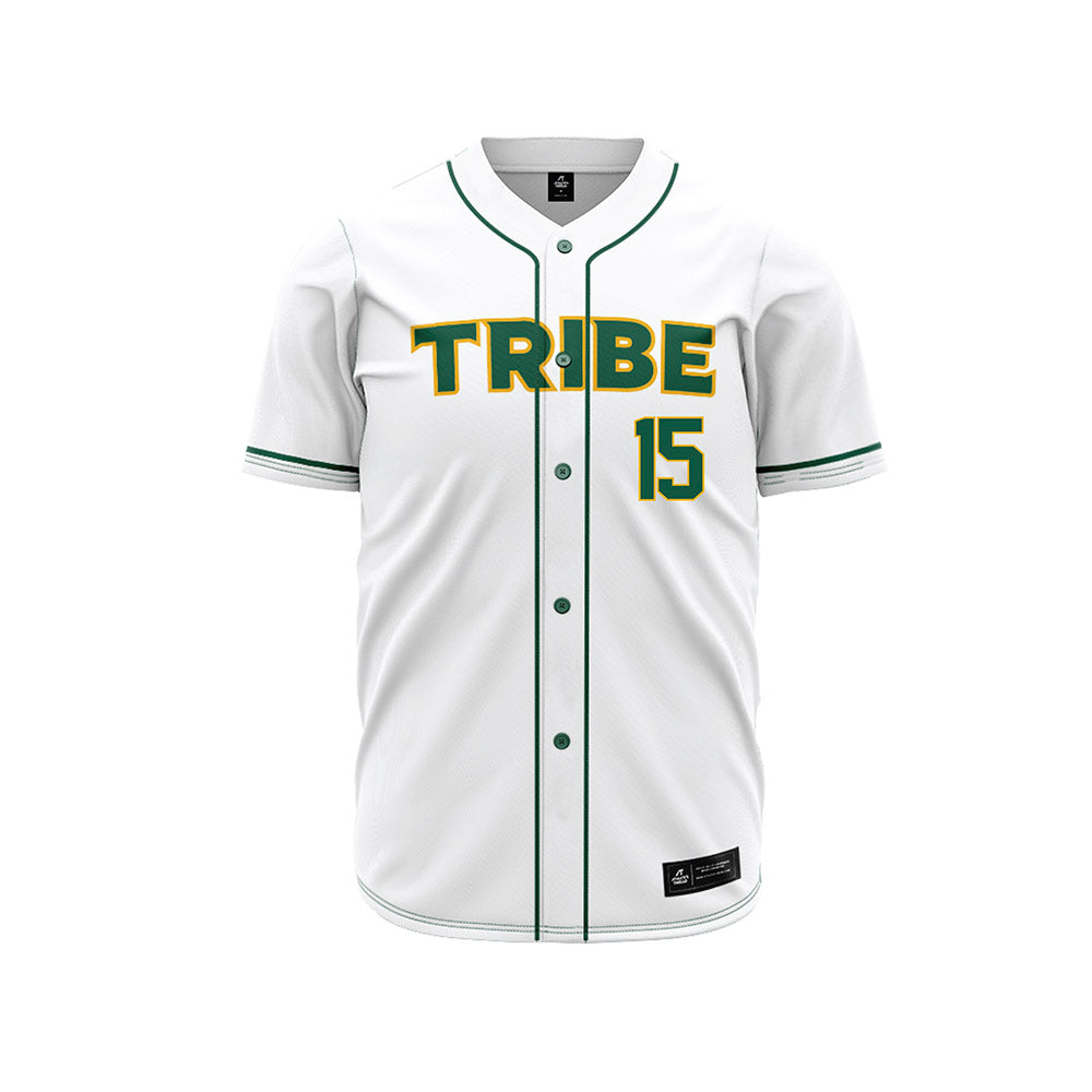 William & Mary - NCAA Baseball : Joey Chitla - White Jersey-0