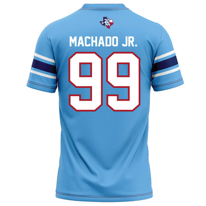 Rice - NCAA Football : Jesus Machado Jr. - Light Blue Football Jersey-1