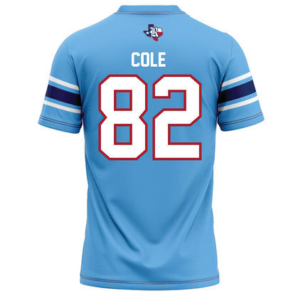 Rice - NCAA Football : Colten Cole - Light Blue Football Jersey-1