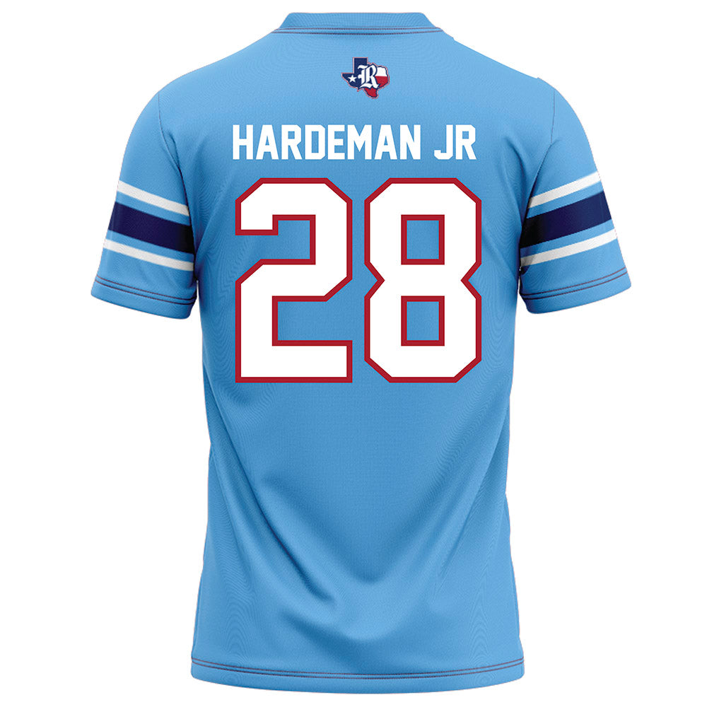 Rice - NCAA Football : D'Andre Hardeman Jr - Light Blue Football Jersey-1