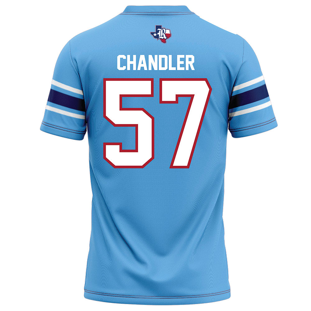 Rice - NCAA Football : Leyonte Chandler - Light Blue Football Jersey-1