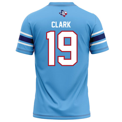 Rice - NCAA Football : Jordan Clark - Light Blue Football Jersey-1