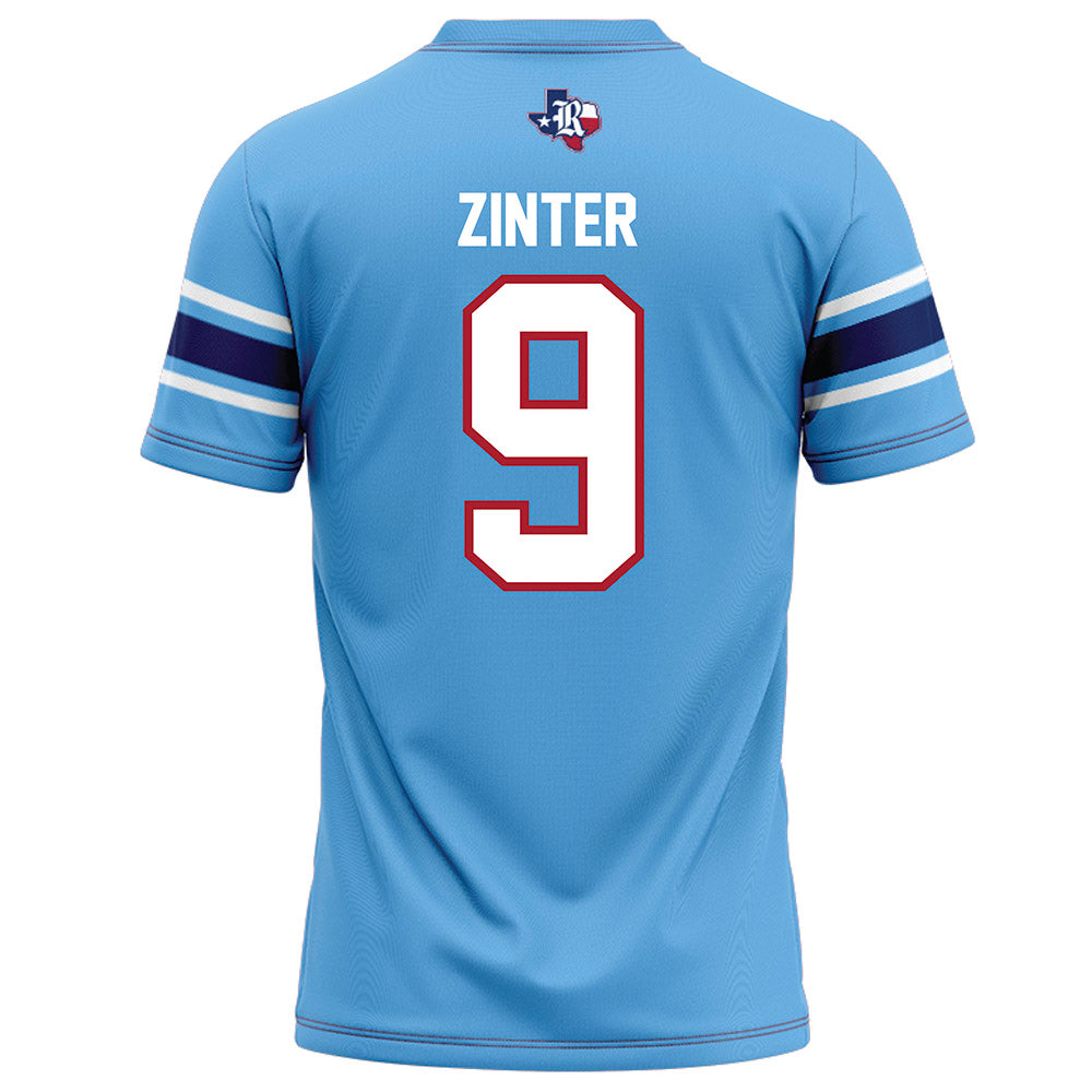 Rice - NCAA Football : Preston Zinter - Light Blue Football Jersey-1