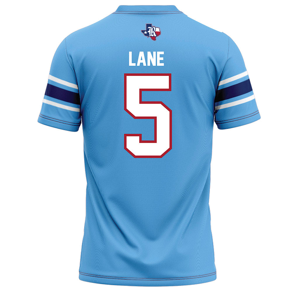 Rice - NCAA Football : Davis Lane - Light Blue Football Jersey-1