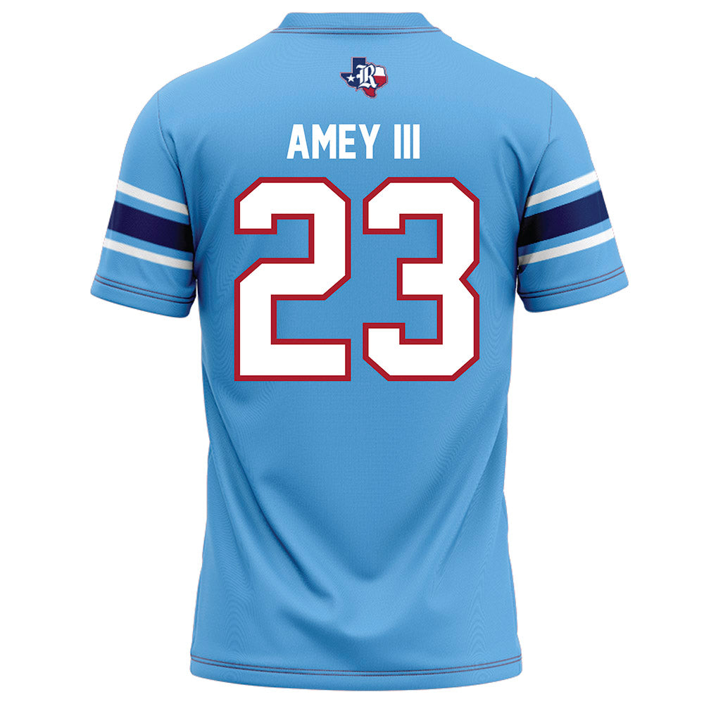 Rice - NCAA Football : Michael Amey III - Light Blue Football Jersey-1