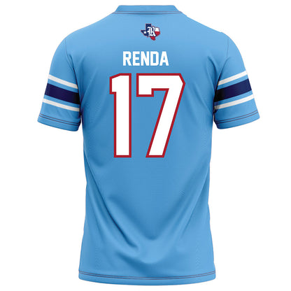Rice - NCAA Football : Jake Renda - Light Blue Football Jersey-1