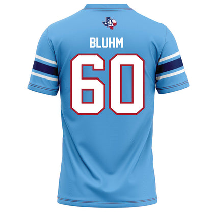 Rice - NCAA Football : Leo Bluhm - Light Blue Football Jersey-1