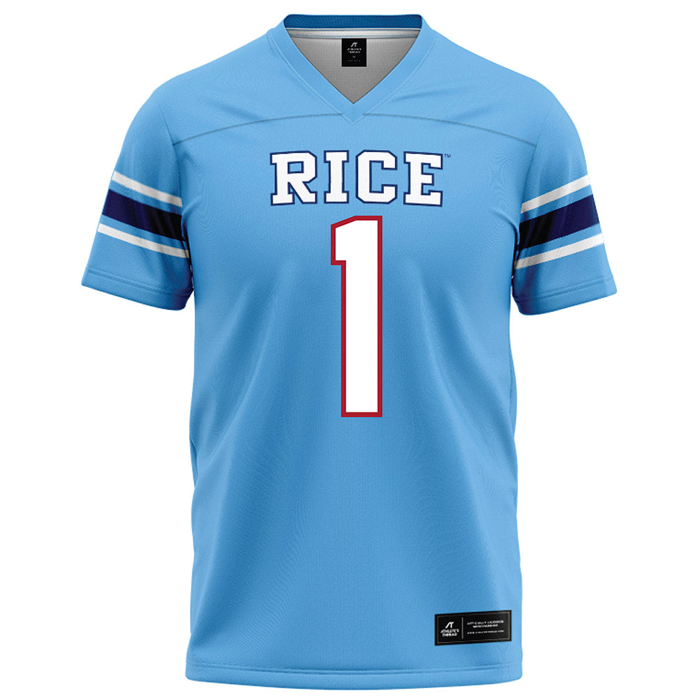 Rice - NCAA Football : Zach Cody - Light Blue Football Jersey-0