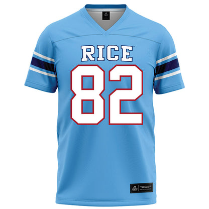 Rice - NCAA Football : Colten Cole - Light Blue Football Jersey-0