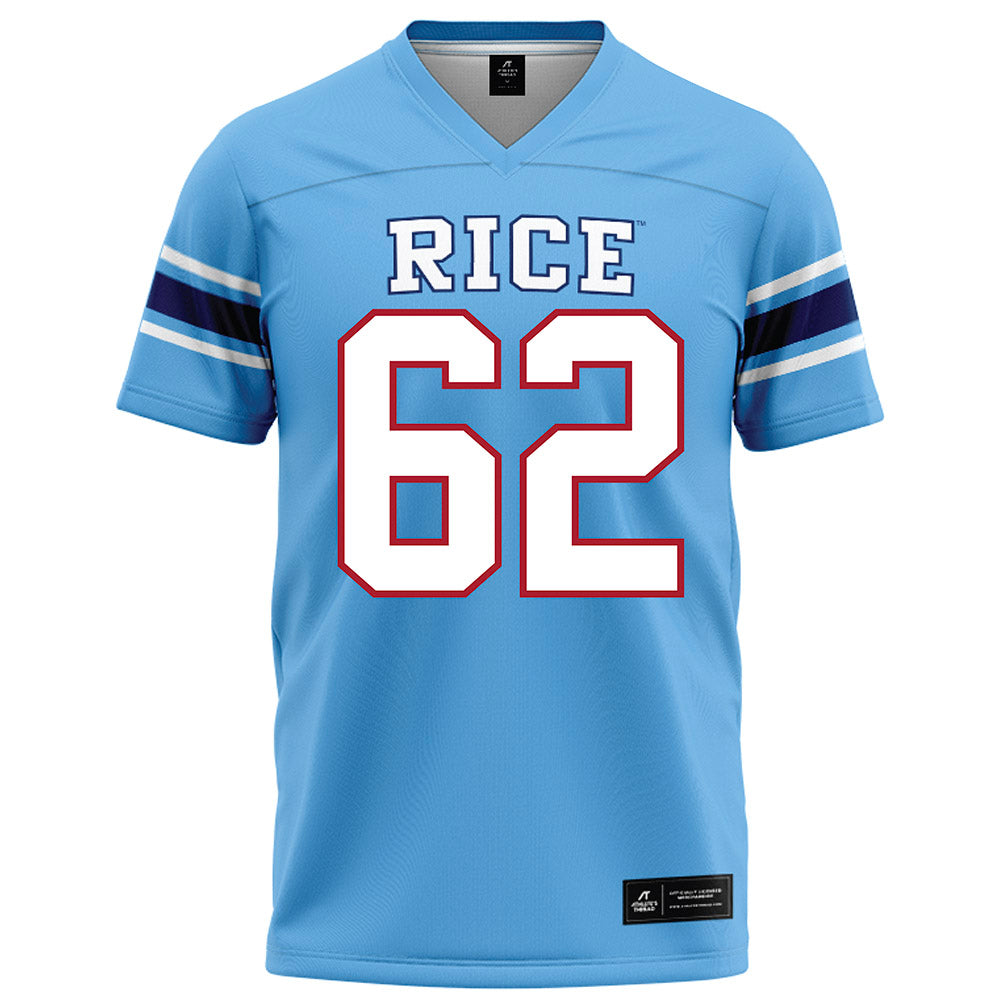 Rice - NCAA Football : Cullen Witt - Light Blue Football Jersey-0