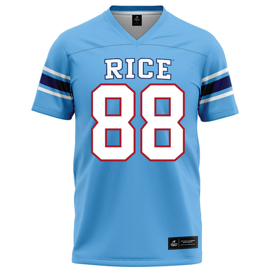 Rice - NCAA Football : Keenan Arcega-Whiteside - Light Blue Football Jersey-0