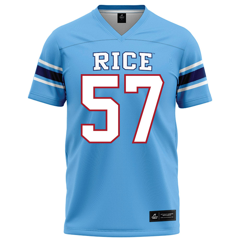 Rice - NCAA Football : Leyonte Chandler - Light Blue Football Jersey-0