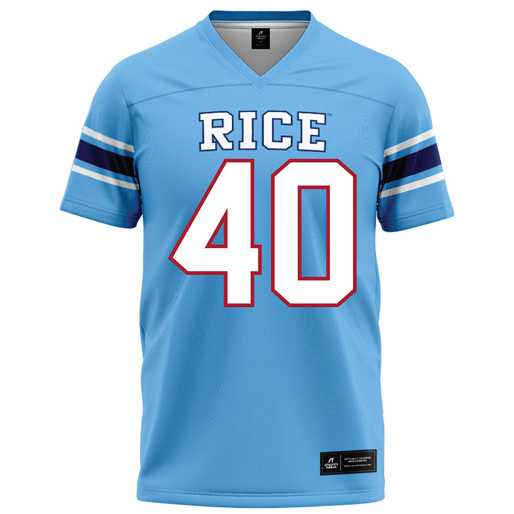Rice - NCAA Football : Jayden Cupitt - Light Blue Football Jersey-0