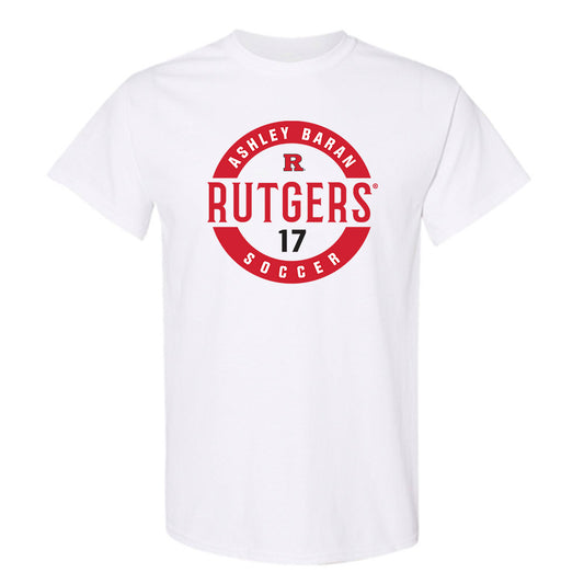 Rutgers - NCAA Women's Soccer : Ashley Baran - Classic Fashion Shersey T-Shirt-0