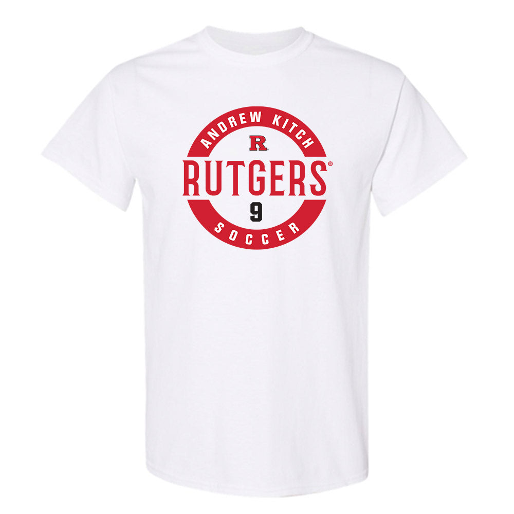 Rutgers - NCAA Men's Soccer : Andrew Kitch - Classic Fashion Shersey T-Shirt-0