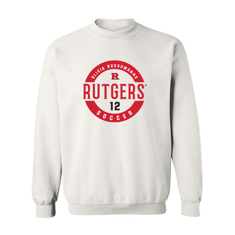 Rutgers - NCAA Women's Soccer : Olivia Russomanno - Classic Fashion Shersey Crewneck Sweatshirt-0