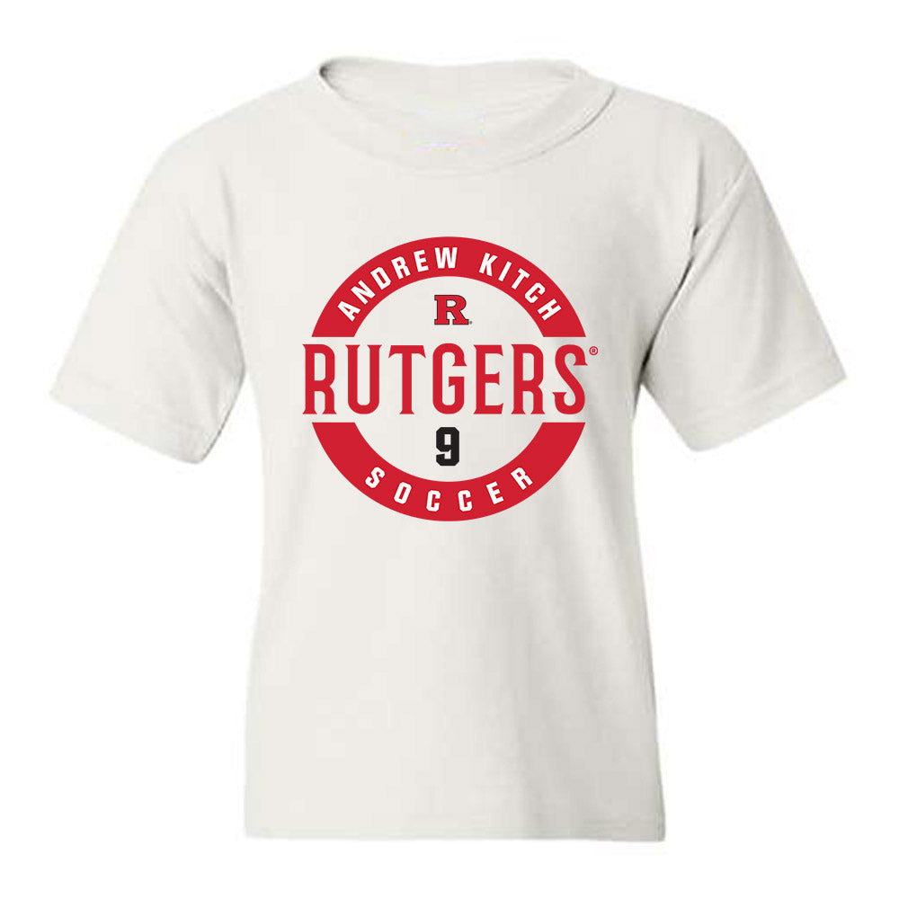 Rutgers - NCAA Men's Soccer : Andrew Kitch - Classic Fashion Shersey Youth T-Shirt-0