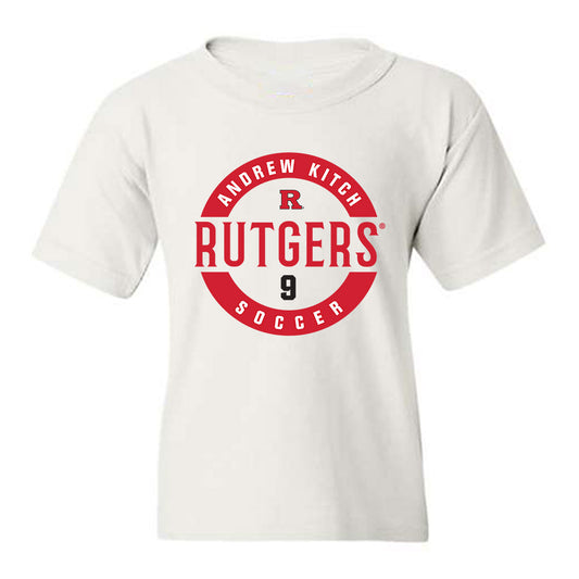Rutgers - NCAA Men's Soccer : Andrew Kitch - Classic Fashion Shersey Youth T-Shirt-0