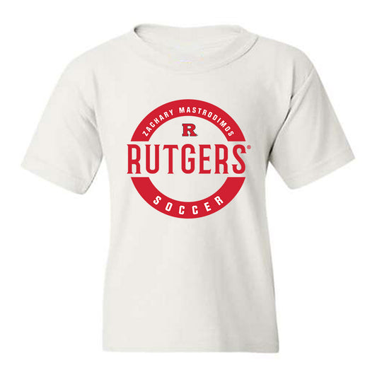 Rutgers - NCAA Men's Soccer : Zachary Mastrodimos - Classic Fashion Shersey Youth T-Shirt-0